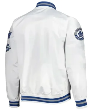 Hazle Toronto Maple Leafs Hometown Satin Jacket