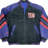 Hobart New York Giants Suede Bomber Jacket