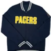 Indiana Pacers Navy Blue Zip Track Jacket