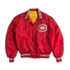 Jasmin NHL 90’s Montreal Canadiens Hockey Red Satin Jacket