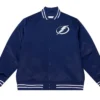 Joanie Tampa Bay Lightning Heavyweight Blue Varsity Jacket