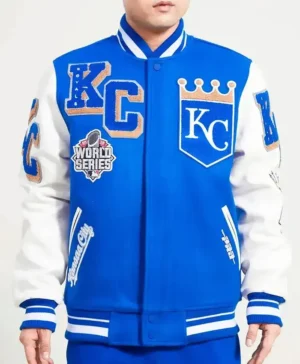 Kansas City Royals Mashup Varsity Jacket