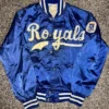Kansas City Royals Vintage Blue Satin Jacket