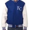 Kansas City Royals Wool And Leather Jacket