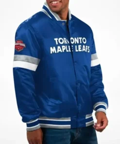 Karine Barton Toronto Maple Leafs Satin Jacket