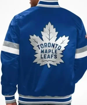 Karine Barton Toronto Maple Leafs Satin Jacket For Sale