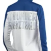 Kertzmann Oklahoma City Thunder White And Blue Track Jacket Back