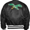Kevin Hart Philadelphia Eagles Satin Black Jacket