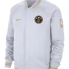 Kirsten Denver Nuggets White Championship Bomber Jacket