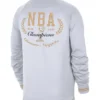 Kirsten Denver Nuggets White Championship Bomber Jacket Back