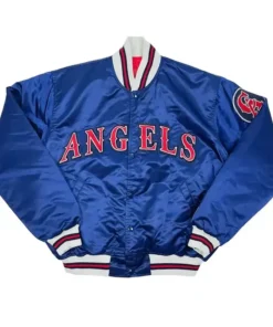 Los Angeles Angels Navy Blue Bomber Vintage Jacket