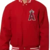 Los Angeles Angels Wool Varsity Red Jacket