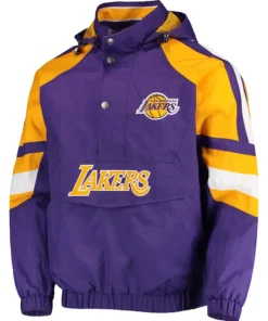Los Angeles Lakers Purple Starter Pullover Jacket