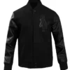MLB St Louis Cardinals Black Wool Varsity Jacket