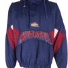 Mae Roberts Denver Nuggets Vintage Bomber Pullover Jacket