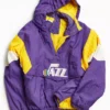 Margarete Utah Jazz Starter Pullover Vintage Jacket