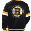 Meagan Boston Bruins Home Game Varsity Jacket
