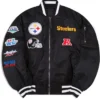 Men's Pittsburgh Steelers New Era x Alpha Black Jacket