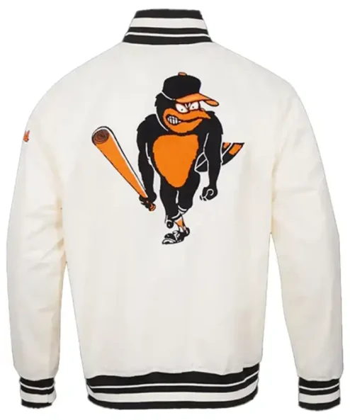 Mens Standard MLB Baltimore Orioles Satin Jacket