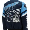 Men's Tennessee Titans Blue Twill Cotton Snap Jacket