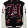 Miami Heat Team Black Wool Varsity Jacket