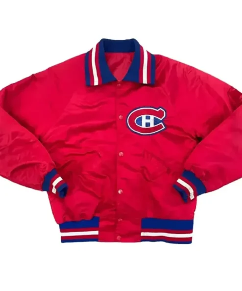 Milford 90’s Montreal Canadiens Red Varsity Jacket