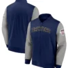 Milwaukee Brewers Blue And Grey Varsity Zipper Jacket