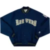 Milwaukee Brewers Vintage Navy Blue Bomber Starter Jacket