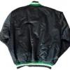 Milwaukee Bucks 90s Black Satin Varsity Jacket Back