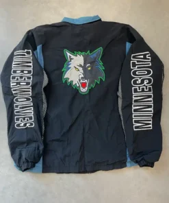 Minnesota Timberwolves Championship Zipper Jacket Back