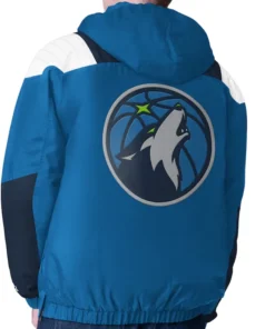 Minnesota Timberwolves Starter Pullover Jacket Back