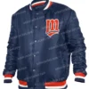 Minnesota Twins Diamond Satin Varsity Jacket