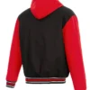 NBA Atlanta Hawks Black And Red Wool Jacket​ Back