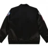 NBA Atlanta Hawks Black Satin Bomber Jacket​ Back