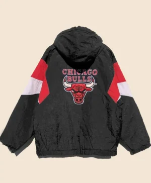 NBA Chicago Bulls 90s Starter Pullover Jacket Back