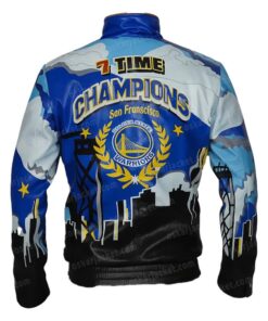 Order Now NBA Golden State Warriors Championship Leather Jacket