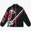NBA Miami Heat Warm Up Black Zip Jacket