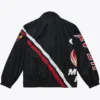 NBA Miami Heat Warm Up Black Zip Jacket Back