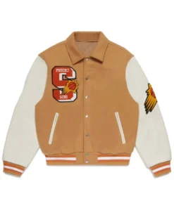 NBA Phoenix Suns Full Snap Varsity Letterman Jacket