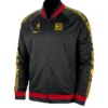 NBA Team Atlanta Hawks Black Bomber Jacket