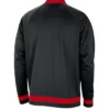 NBA Team Atlanta Hawks Black Bomber Jacket Back