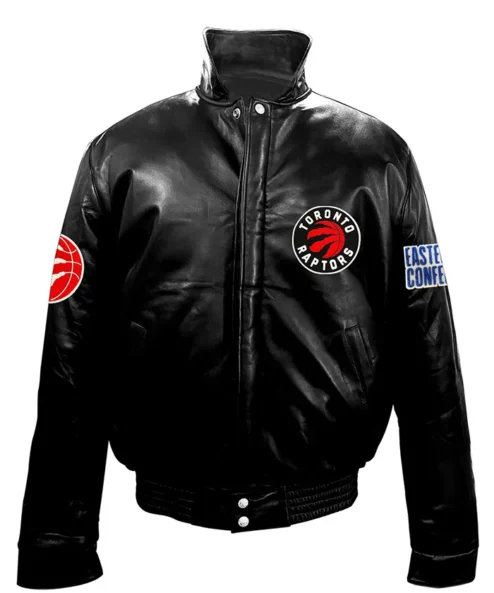 NBA Toronto Raptors Championship Black Leather Jacket