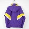 NBA Utah Jazz Purple Vintage Hooded Jacket Back