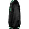 Philadelphia Eagles Dayana Lightweight Satin Jacket in Black