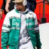 NFL Philadelphia Eagles Satin Jalen Hurts Jacket