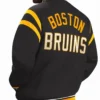NHL Boston Bruins Tailback Black Varsity Bomber Jacket For Men and Women
