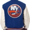 NHL New York Islanders Blue And White Jacket