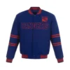 NHL New York Rangers Wool Blue Jacket