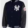 NY Yankees Aaron Boone Navy Blue Varsity Jacket