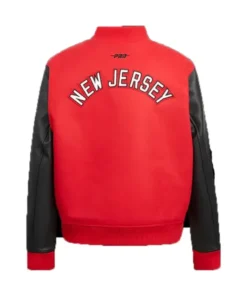 New Jersey Devils Full Snap Wool Varsity Jacket For Sale